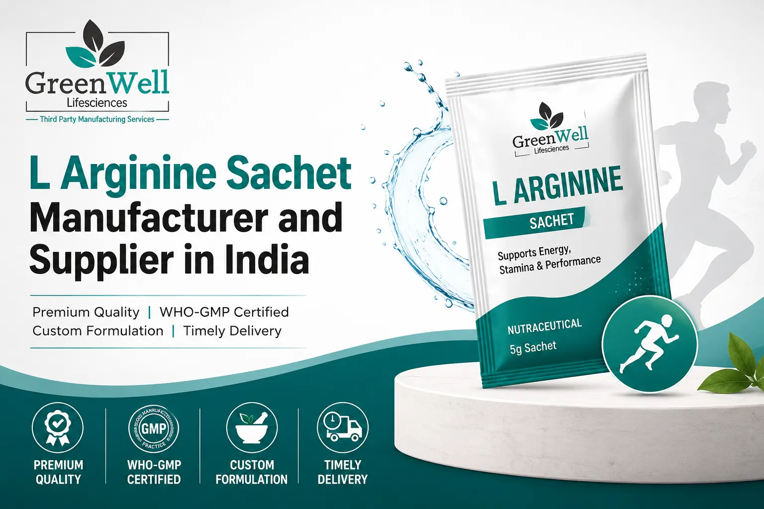 L Arginine Sachet Manufacturer and Supplier in India