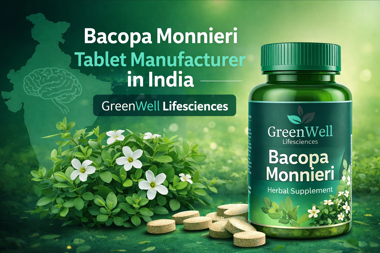 Bacopa Monnieri Tablet Manufacturer in India