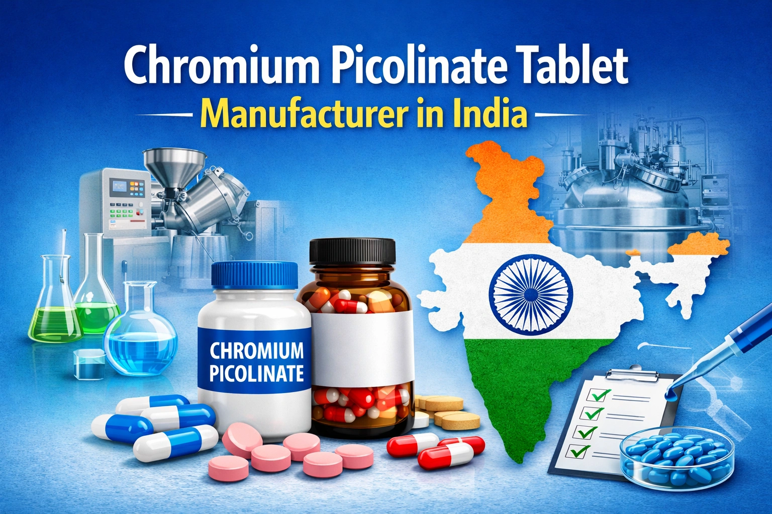 Chromium Picolinate Tablet Manufacturer in India