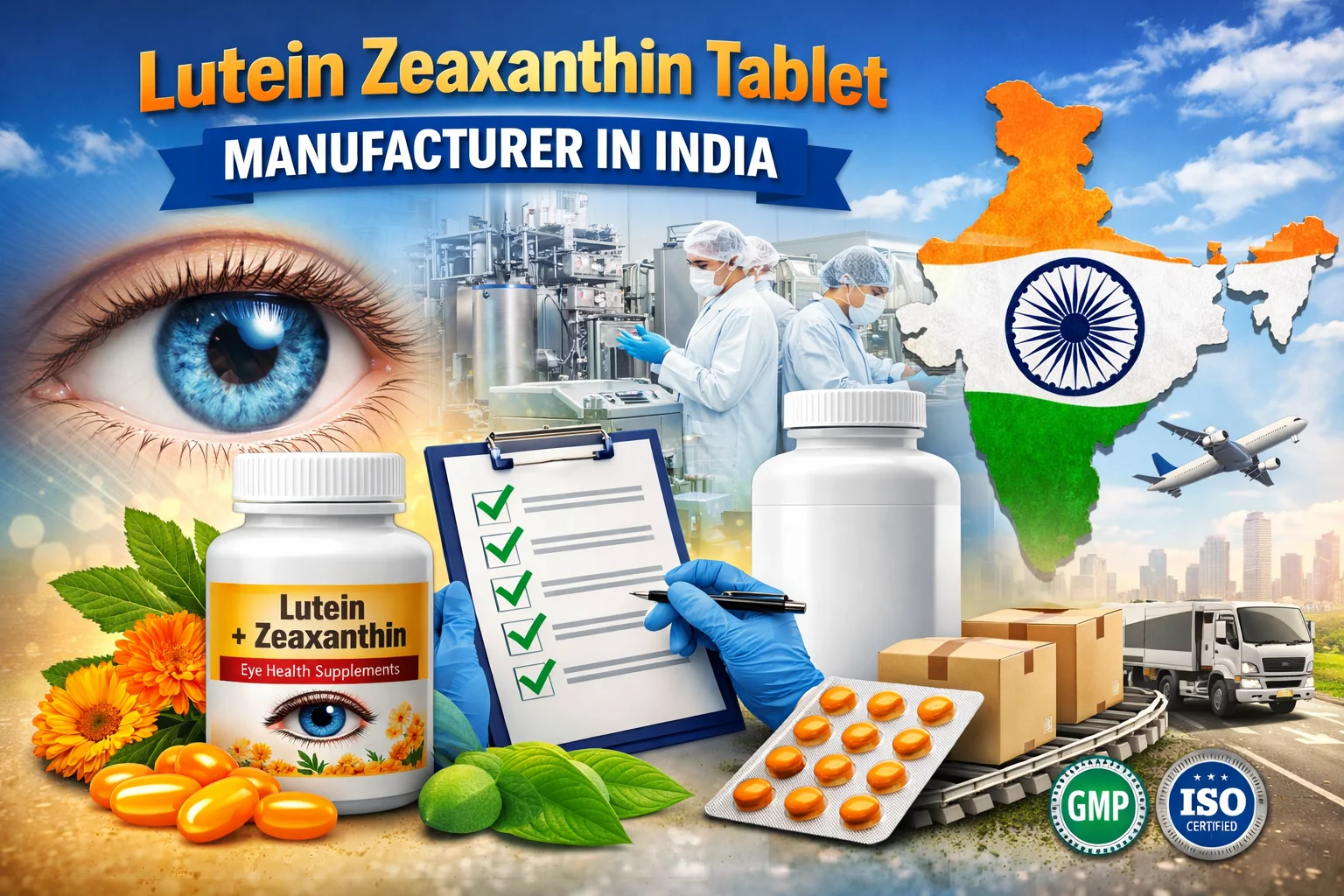Lutein Zeaxanthin Tablet Manufacturer in India