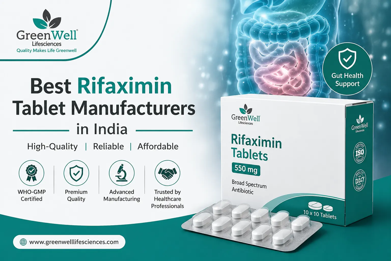 Best Rifaximin Tablet Manufacturers in India