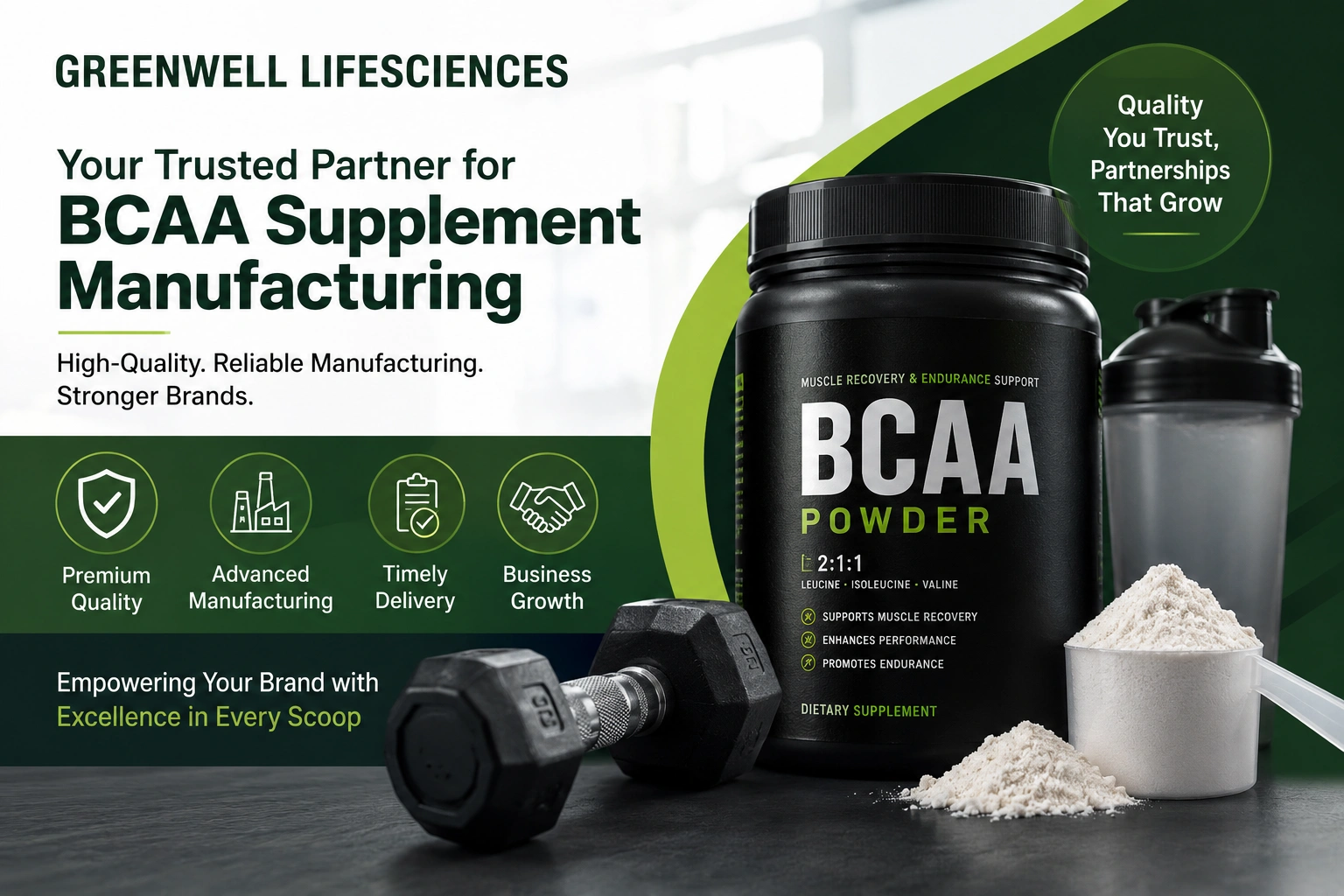 BCAA Powder Manufacturer in India