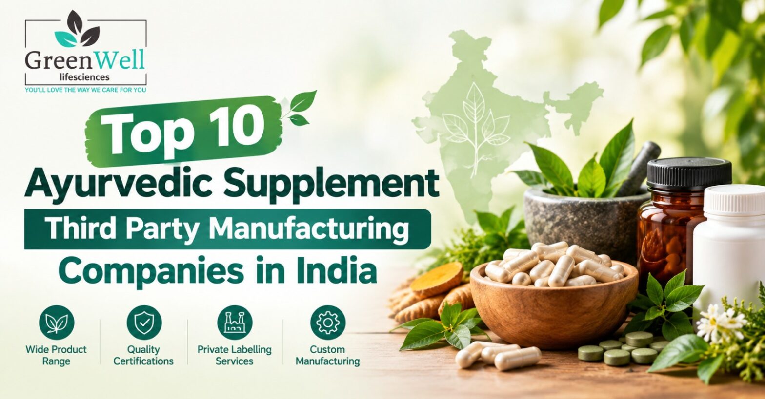 Top 10 Ayurvedic Supplement Third Party Manufacturing Companies in India