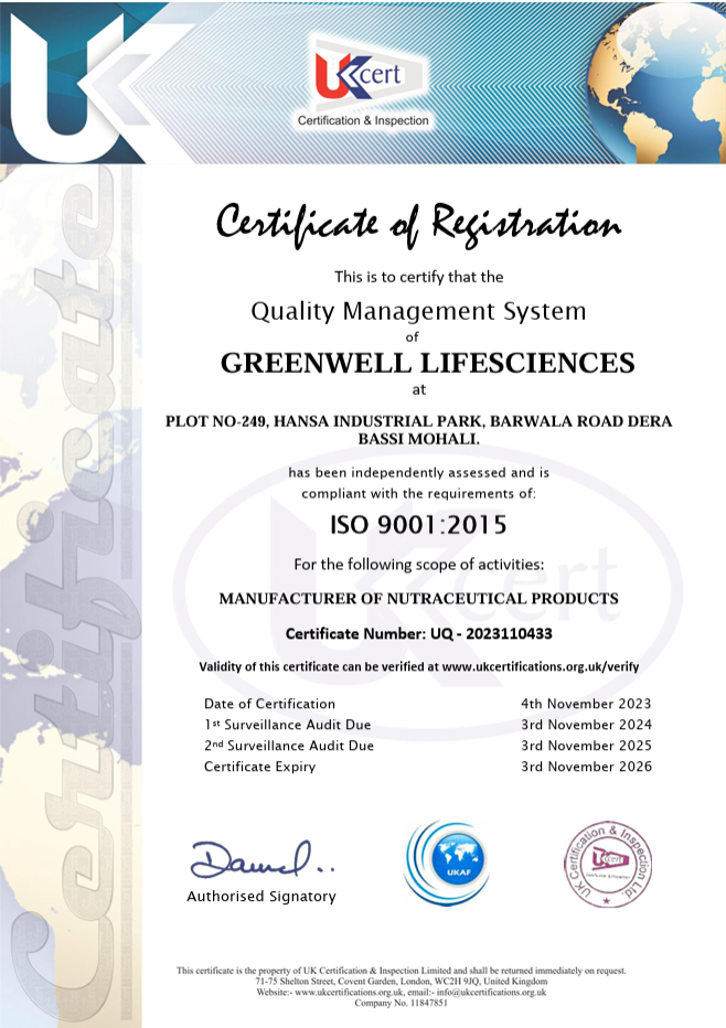 ISO Certification